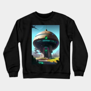 MEGA TELEPORT ON PLANET SAM Crewneck Sweatshirt